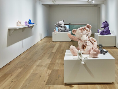 Daniel Arsham, Exhibition view. Courtesy of Perrotin 