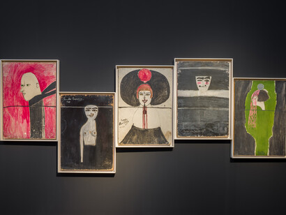 Semiha Berksoy, Singing in full colour, ausstellungsansicht. Mit freundlicher genehmigung der Staatlichen Museen
