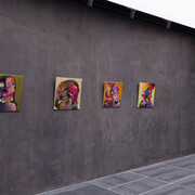 Armin Boehm, Im spiegel verloren (lost in the mirror), exhibition view. Courtesy of König Gallery