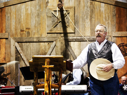 Cowboy preacher