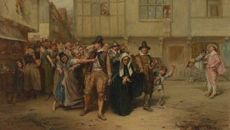 «Arresto por brujería» (1866), John Pettie