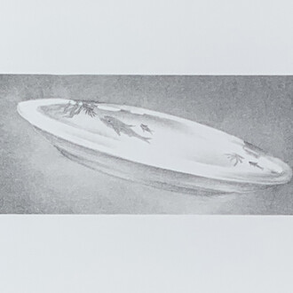 Ed Ruscha
Dish (Engberg 67)
Lithograph on BFK Rives paper Signed and numbered in pencil Edition of 250
10.12 x 13.62 inches
1973