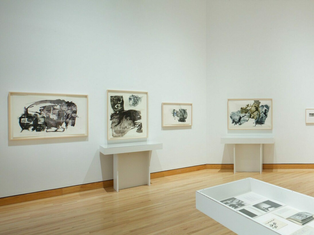 Robert Rauschenberg, Exhibition view. Courtesy of WCMA