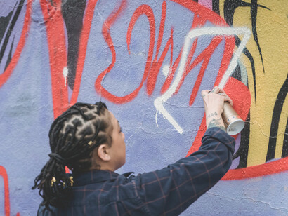 Grafitis como expresión: la pintura política es una de las primeras formas de este tipo de arte en hacerse eco en Argentina