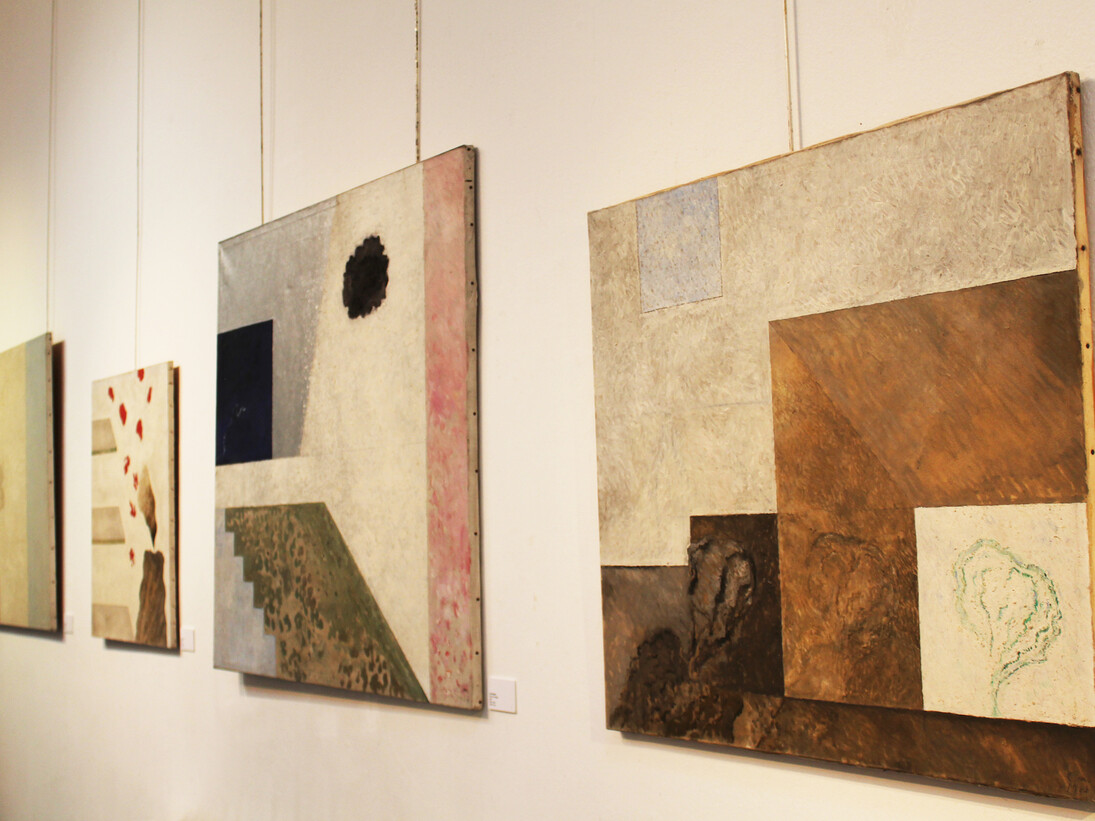 Livio Marzot, Exhibition view. Courtesy of Galleria Antonia Jannone