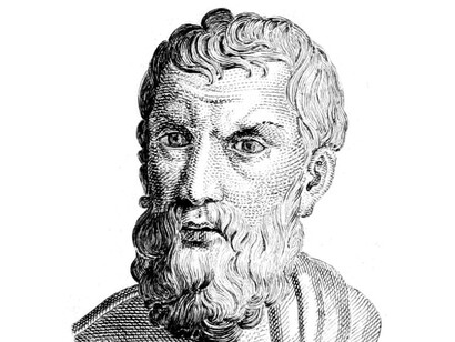Epicuro de Samos,  filósofo griego, fundador de la escuela que lleva su nombre