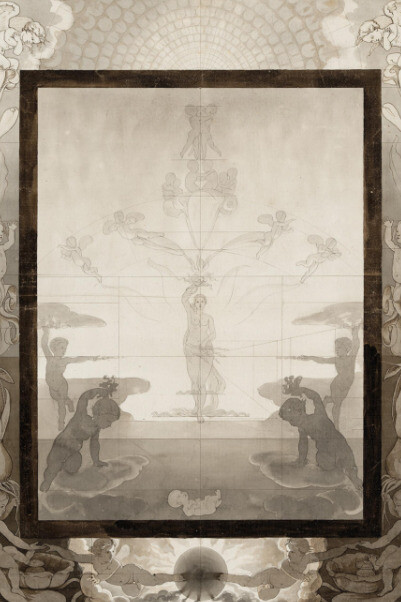 Philipp Otto Runge, Der Morgen (Konstruktionszeichnung zum Gemälde Der Morgen, erste Fassung) 1808