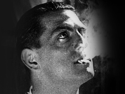 Luis Buñel en un fotograma de «Un perro andaluz» de 1929