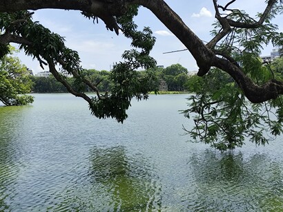 Once the stage of a mythic return, Turtle Tower remains the spiritual center of Hanoi’s Old Quarter © Photo by Daniel Gauss