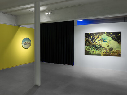 Fabio Marullo, Yellowsake – giallocanarino, exhibition view. Courtesy of ArtNoble Gallery
