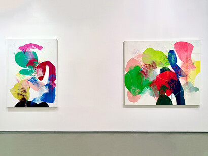 Carlos Arnaiz, Obras recientes, vista de exhibición. Cortesía de la Galería Jorge Mara – La Ruche