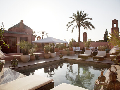 The Royal Mansour swimming pool