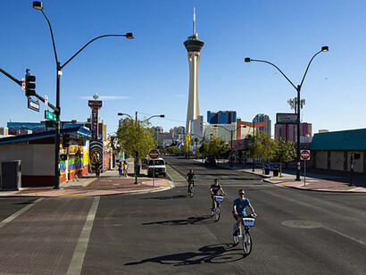 Las Vegas during lockdown