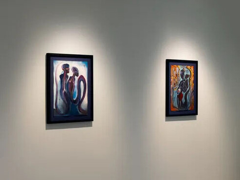 Wangechi Mutu, The seas spirit, exhibition view. Courtesy of Victoria Miro