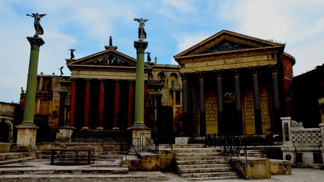 Decorados para la serie «Roma» (Cinecittà)