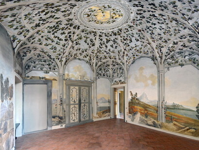 Bergamo, La Celadina, Villa dei Tasso, the "Grape room" 