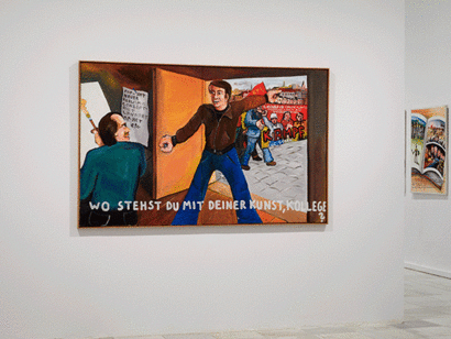 Jörg Immendorff. Courtesy of Museo Nacional Centro de Arte Reina Sofía