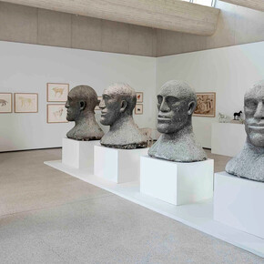 Dame Elisabeth Frink, Natural connection, exhibition view. Courtesy of YSP Gallery