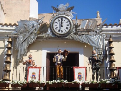 Reloj en la Plaza Mayor de Ciudad Real