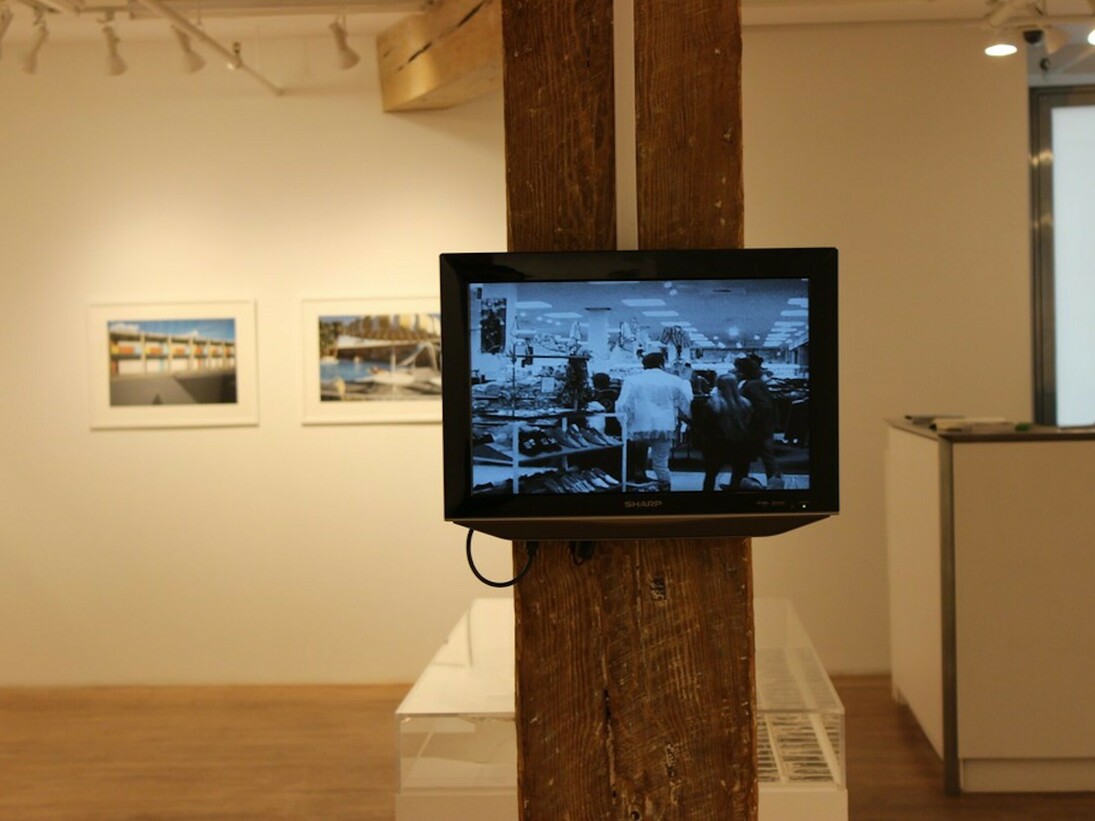 Mike Mandel, Exhibition view. Courtesy of Robert Mann Gallery
