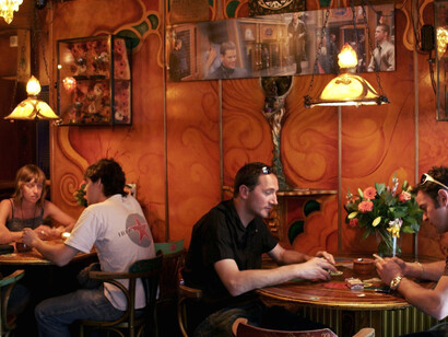 Coffe shop en Ámsterdam