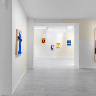 Cornelia Baltes, The sun stumbles in, vue de l'exposition. Avec l'aimable autorisation d'Andréhn-Schiptjenko