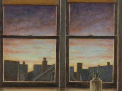 Susan Kraut - In Brock's Studio, II, 24 in x 26 in, oil on linen,   2016