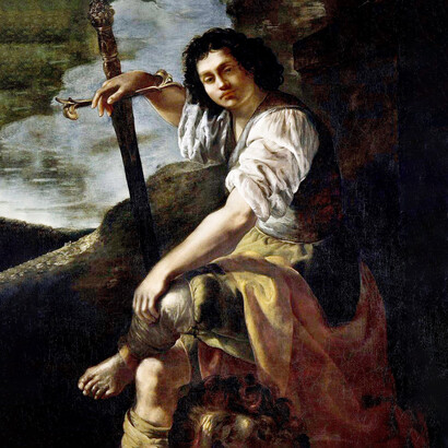 New attribution for Artemisia Gentileschi. It is a painting depicting David and Goliath previously attributed to a pupil of her father Orazio
