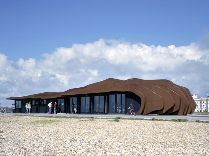 Heatherwick Studio, East Beach Café, Littlehampton, UK, 2005–2007. Photo: Andy Stagg