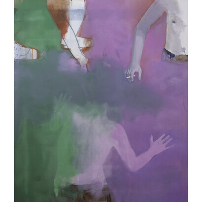 Thomas Eggerer, Mint Ozone, 2015, oil on canvas, 129.5 x 111.8 cm - 51 x 44 inches © Thomas Eggerer, Courtesy Maureen Paley, London
