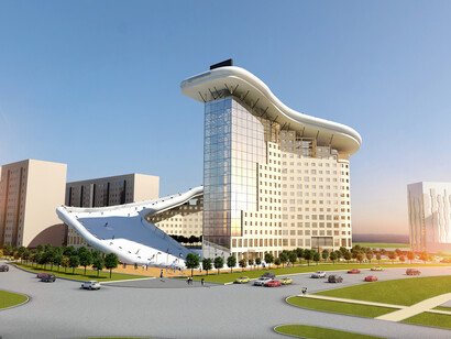 Dom Slalom, vista diurna