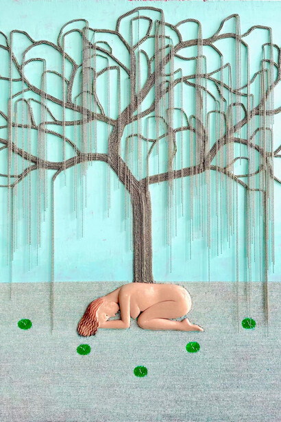 Esperanza Cortés, Weeping willow, 2024. Courtesy of Welancora Gallery