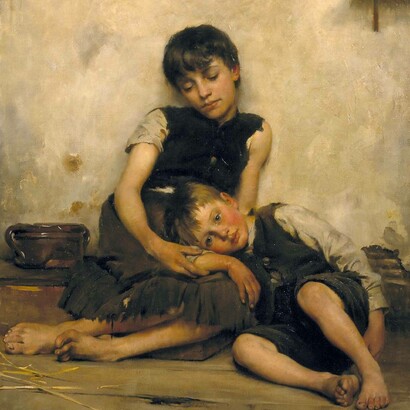 Orfãos (1885), Thomas Benjamin Kennington