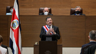 Discurso del presidente de Costa Rica Rodrigo Chaves Robles ante la Asamblea Legislativa, el 8 de mayo del 2022