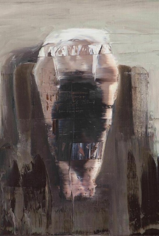 Andy Denzler, Devotion, Oil on Canvas, 70.9 x 59.1 inches, 80 x 70 cm