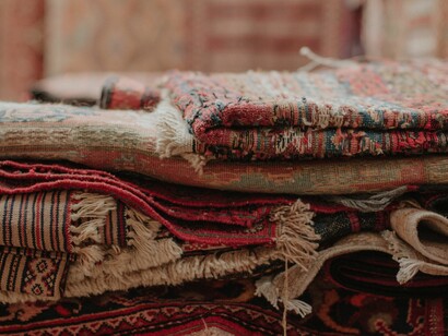 Red silk carpets 