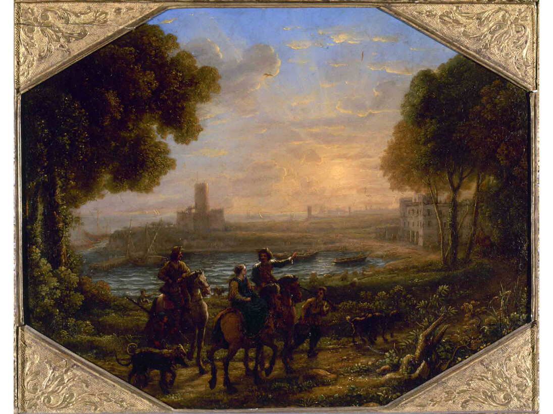 Claude Gellée dit Le Lorrain, Paysage avec le port de Santa Marinella, 1640-1682, Musée des Beaux-Arts de la Ville de Paris, Petit Palais © Petit Palais / Roger-Viollet