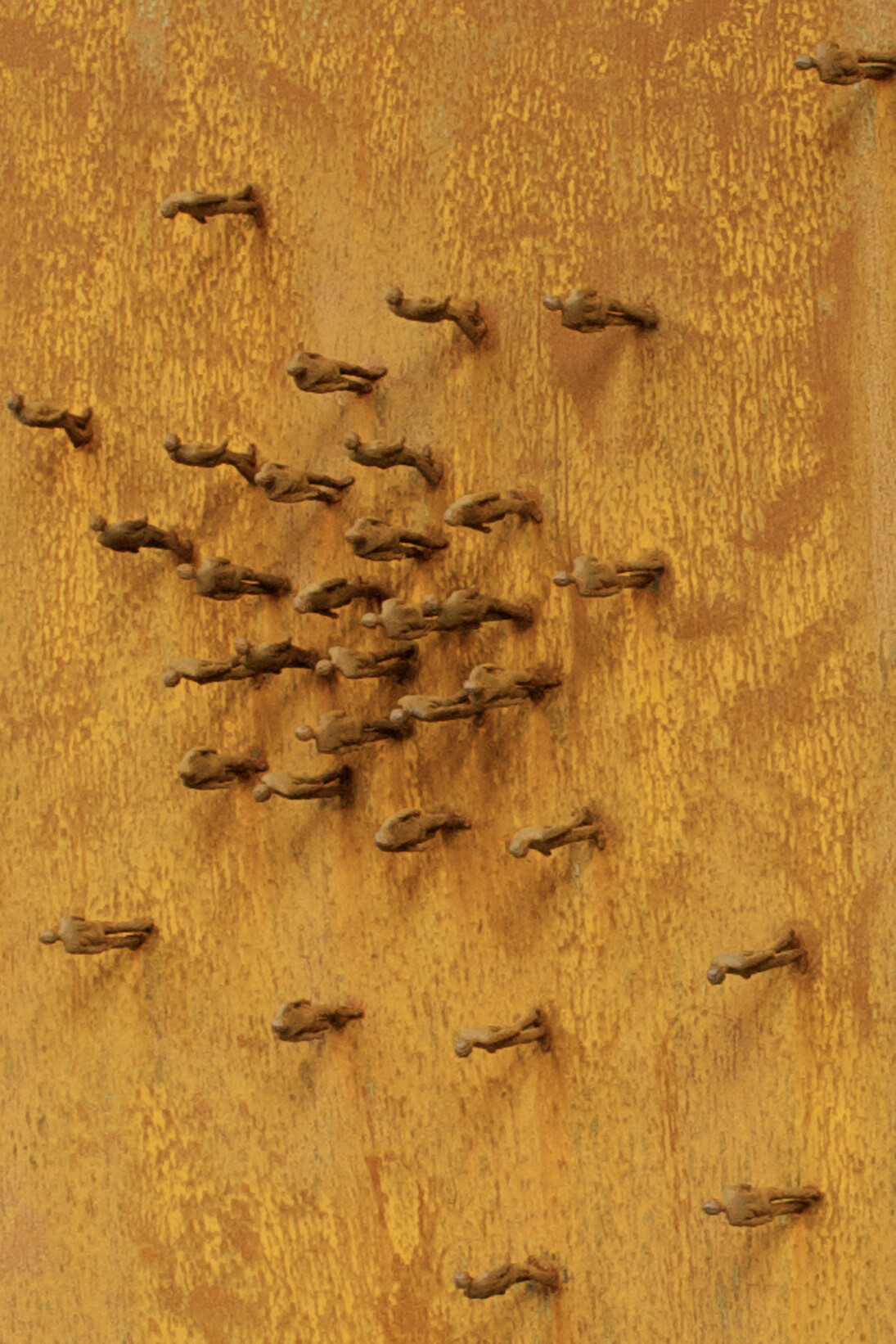 Peter Burke, Moment Four (detail), 2015, Steel, Unique, signed, 153 x 950 cm (60.2 x 374 in.)