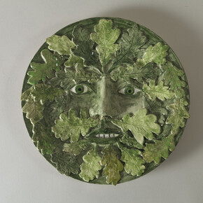Prue Piper, Green Man Plate c