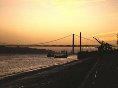 Florianópolis, Santa Catarina, Brasil. Nos anos 1990, era o maior receptor de turistas estrangeiros no Brasil, porque recebia muitos dos vizinhos hispânicos do Mercosul