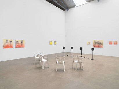 Verschiedene künstler, High five, ausstellungsansicht. Mit freundlicher genehmigung der Galerie Eigen + Art