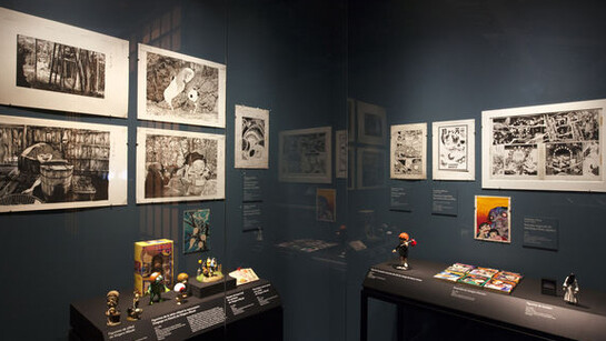 Vue de l'exposition "Enfers et fantômes d'Asie" © musée du quai Branly - Jacques Chirac, photo Gautier Deblonde
