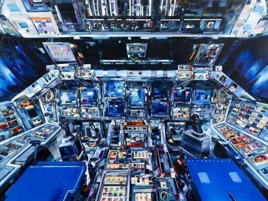 Michael Kagan, One Day This Will All Be Yours, Oil on linen, 2014, 60 x 80 inches