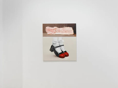 Mircea Suciu, Champagne and strawberries, exhibition view. Courtesy of Keteleer Gallery
