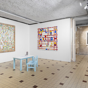 Various artists, Pièces à vivre, exhibition view. Courtesy of Galleria Continua