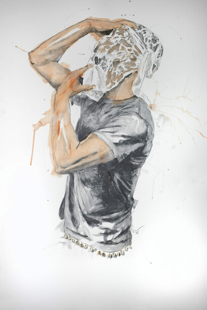 Fahamu Pecou, Liminal 02: Mind, 2025. Courtesy of the Frist Art Museum