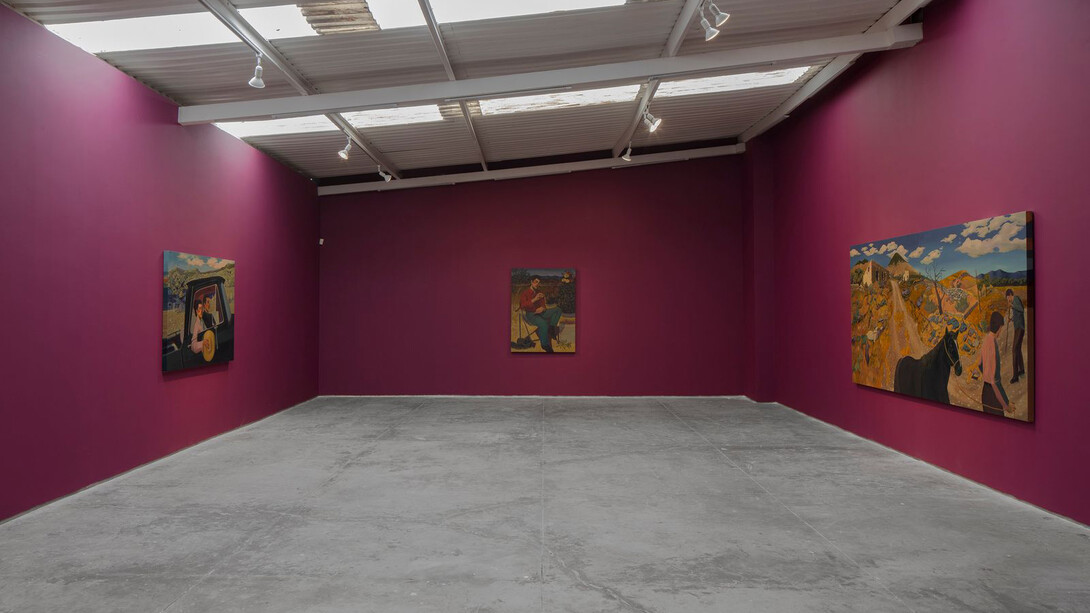 Ángel Cammen, Salaverna, vista de exhibición. Cortesía de la Galería OMR
