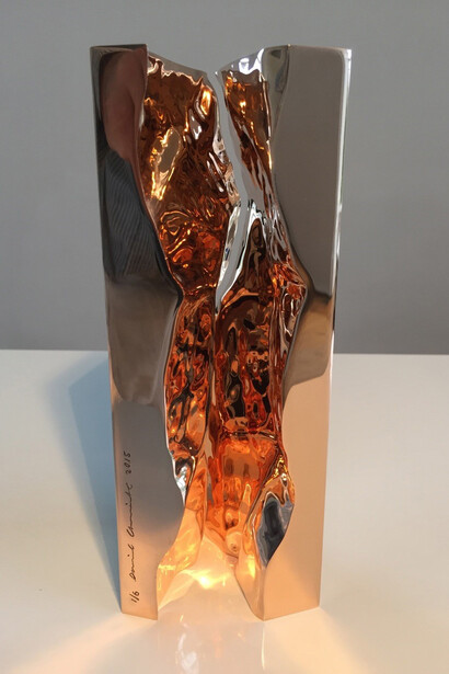 Daniel Chadwick, Come Inside, 2015, Solid
polished bronze, 36mm x 60mm x 190mm (high) ©
Chadwick
Studio.
Photo:
Paulina
Korobkiewicz,
courtesy
Dadiani
Fine
Art