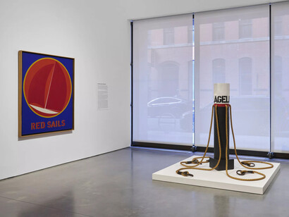 Robert Indiana, The American dream, exhibition view. Courtesy of Pace Gallery