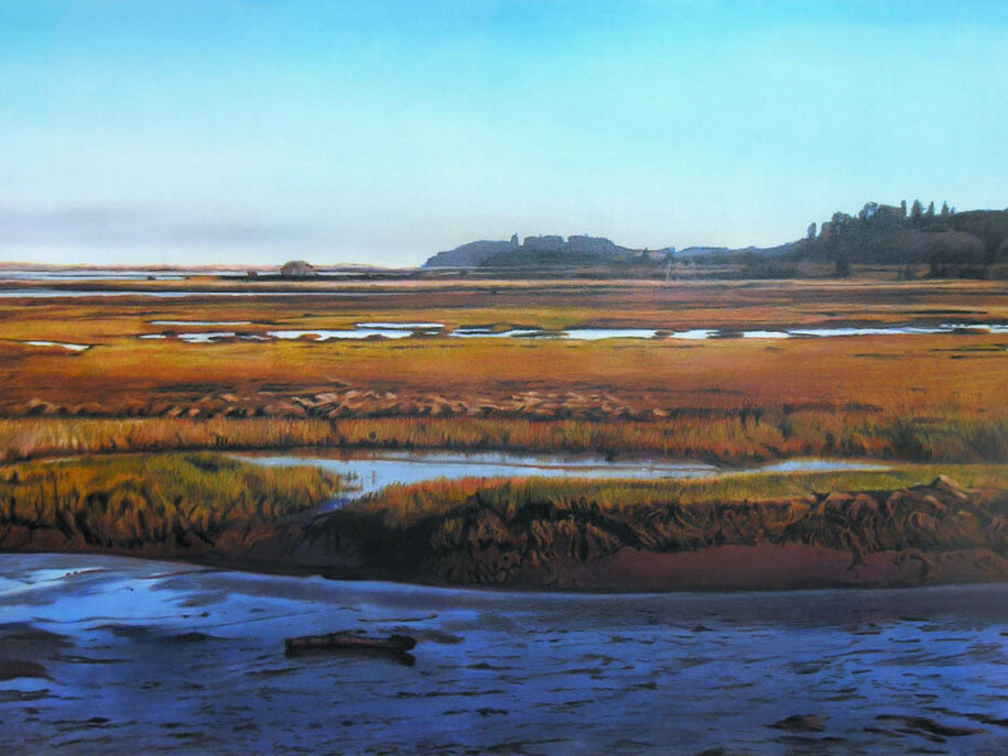 James Van Pattern, Oregon Coast, Watercolour on paper, 94 x 119.5 cm